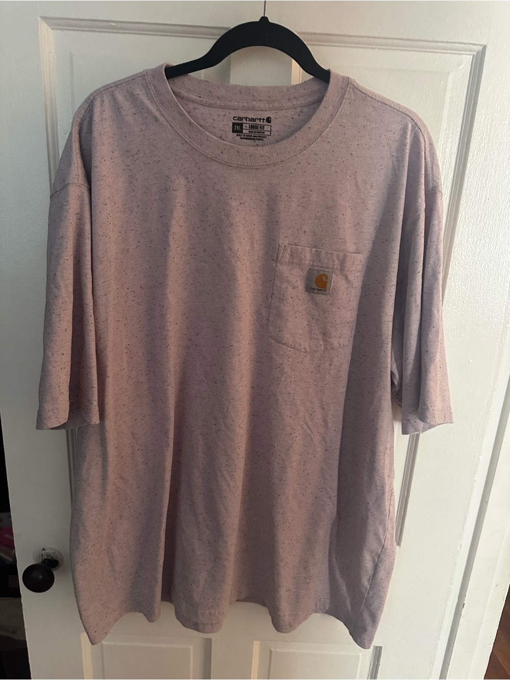 Carhartt Pocket T-Shirt in Light Lavender
